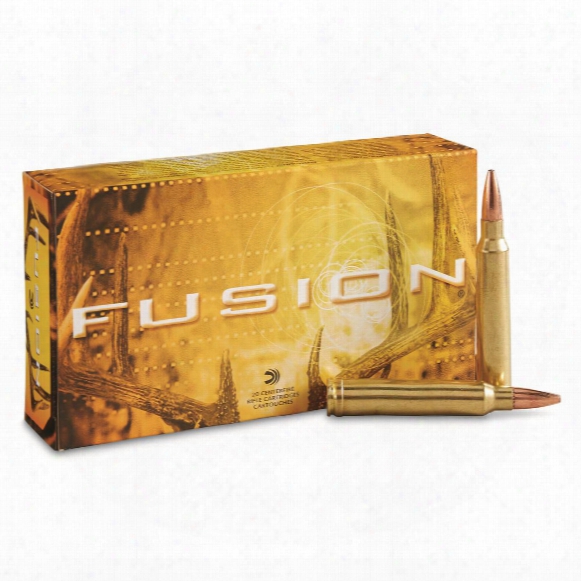 Federal Fusion, .300 Winchester Magnum, Bt, 165 Grain, 20 Rounds