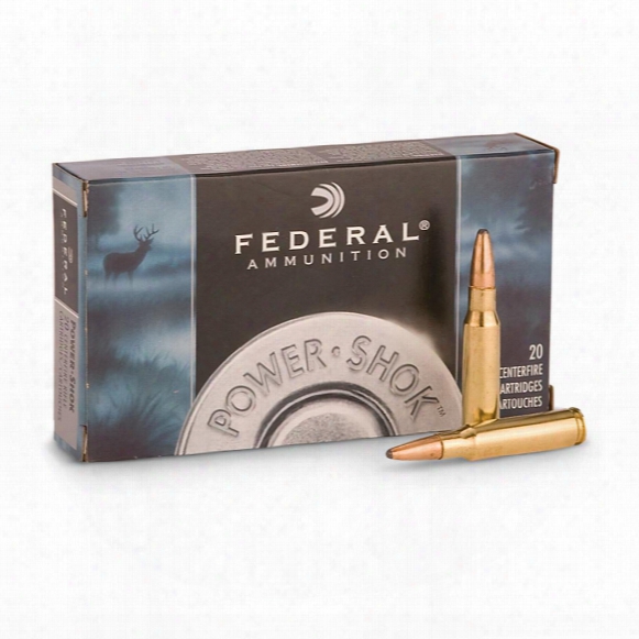 Federal Power-shok, .300 Winchester Magnum, Jsp, 180 Grain, 20 Rounds