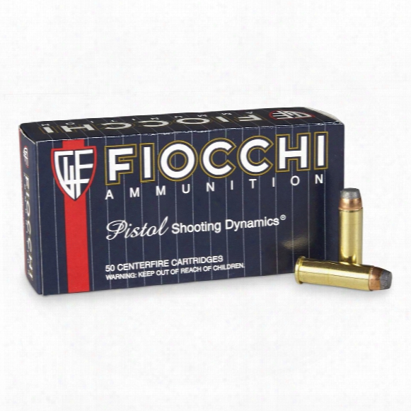 Fiocchi Shooting Dynamics, .38 Special, Sjsp, 125 Grain, 50 Rounds