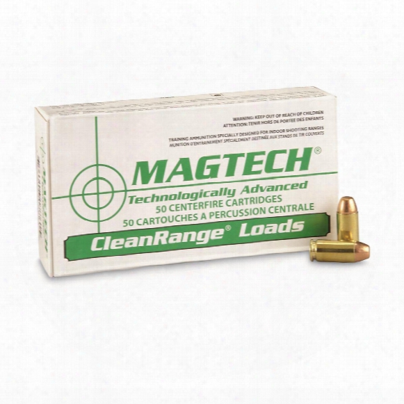 Magtech Clean Range, .40 S&amp;amp;w, Feb, 180 Grain, 50 Rounds