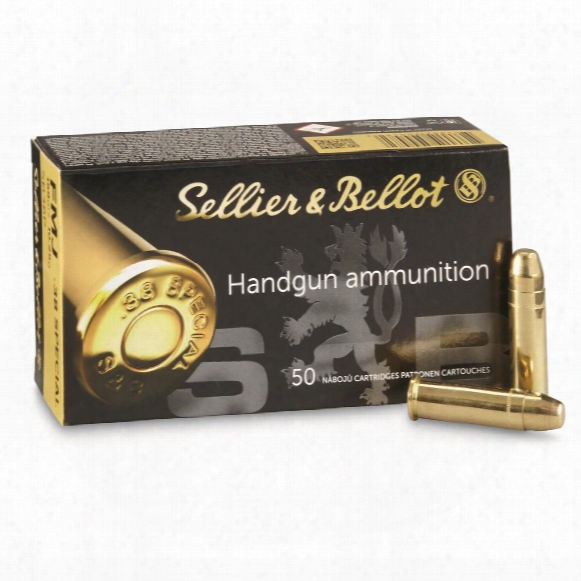 Sellier &amp;amp; Bellot, .38 Special, Fmj-fn, 158 Grain, 50 Rounds