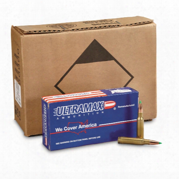 Ultramax, Remanufactured, .308 Cartridge, Nbt, 150 Grain, 200 Rounds