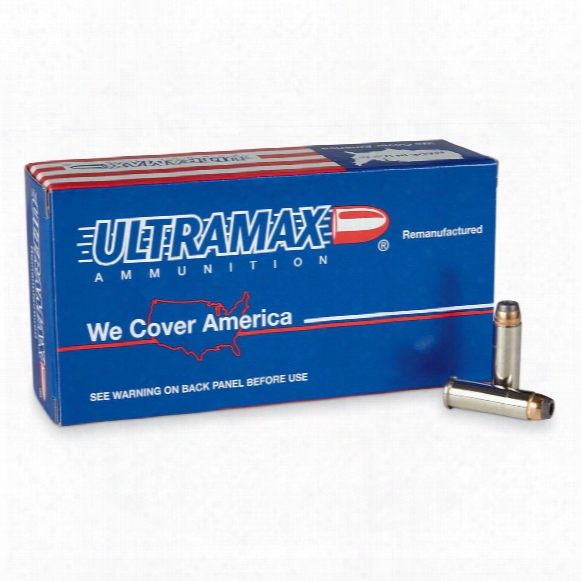 Ultramax, Remanufactured, .38 Special, Jhp, 125 Grain, 1,000 Rounds