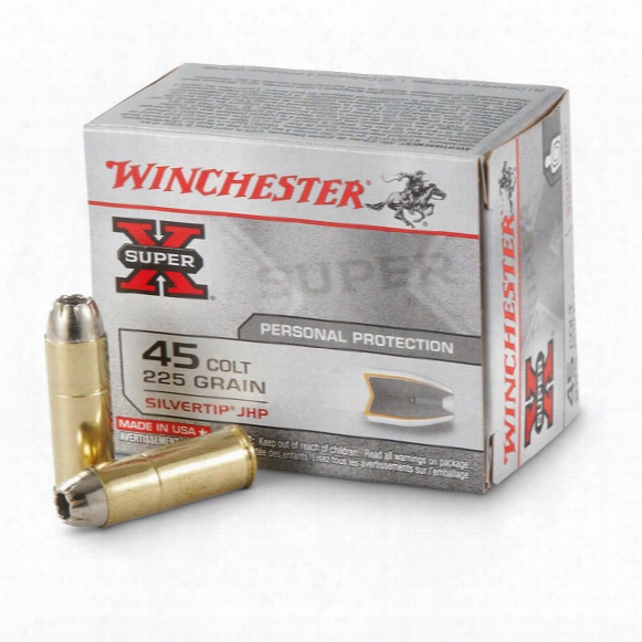 Winchester Super-x, .45 Colt, Sthp, 225 Grain, 20 Rounds