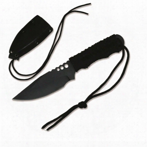 Abkt Phantom Savage Paracord-wrapped Fixed Blade Tactical Knife