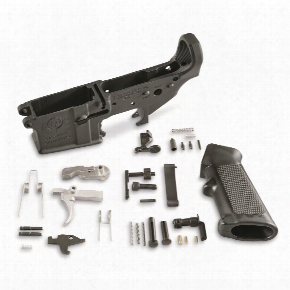 Alex Pro Firearms Ar-15 Stripped Lower Receiver With Anderson Lower Parts Kit