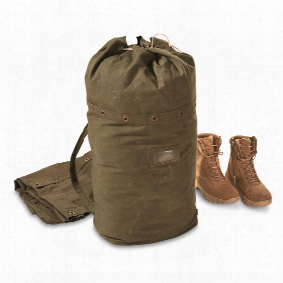 Hungarian Military Surplus Duffel Bags, 2 Pack, Used