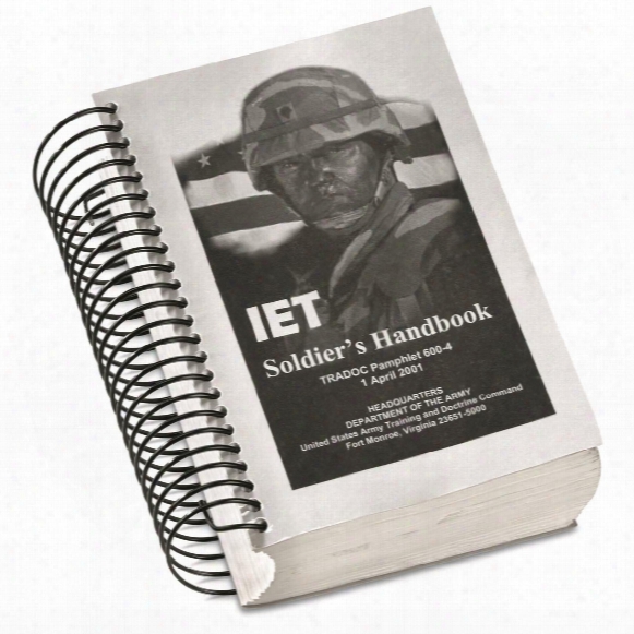 U.s. Army Surplus Initial Entry Training Manual, New