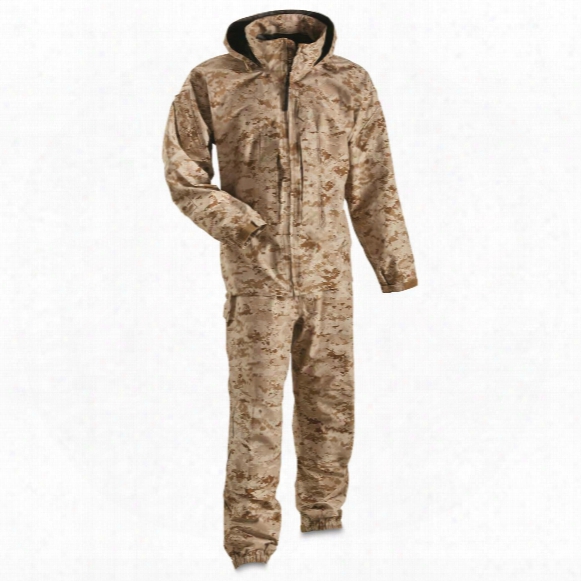 Usmc Military Surplus Gore-tex Lightweight Exposure Suit, Size Xl, New