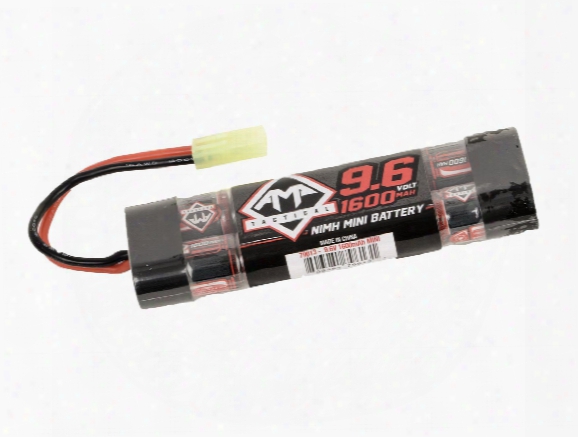 Amp Tactical 9.6v 1600mah Intellect Battery With With Mini Tamiya Connector
