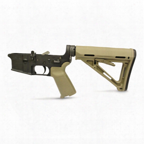 Anderson Complete Assembled Lower, Multi-cal, Magpul Stock And Grip, Tan