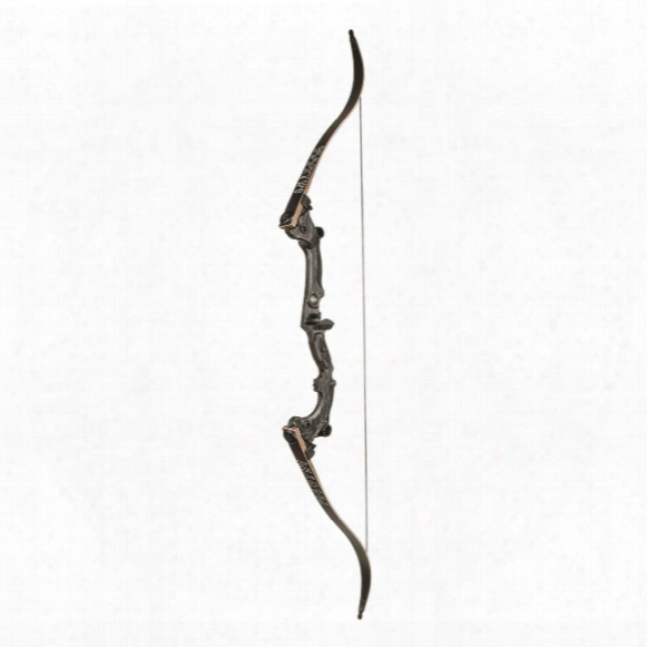 Martin Archery Saber Take-down Recurve Bow, 50 Lb., Right Handed, Black Flame