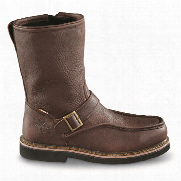 Thorogood Men&amp;#039;s 8&amp;quot; Waterproof Steel Toe Welllington Work Boots