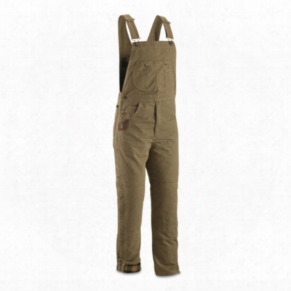 Wrangler Riggs Workwear Men&amp;#039;s Flannel Lined Bib Overalls