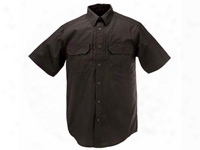 5.11 Tactical Taclite Pro Short Sleeve Shirt, Black, Medium
