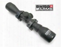 Swiss Arms 4x32 Rifle Scope With Weaver/picatinny Rings