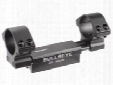 Bullseye ZR 1-Pc Mount, 1" Rings, 11mm Dovetail, 0.04" Droop Compensation, Recoil Compensation