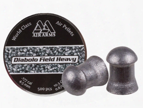 Air Arms Field Heavy .177 Cal, 4.52mm, 10.34 Grains, Domed, 500ct