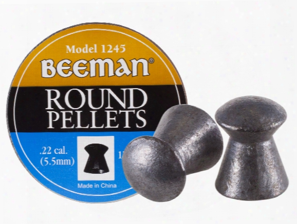 Beeman .22 Cal, 15.2 Grains, Round Nose, 175ct