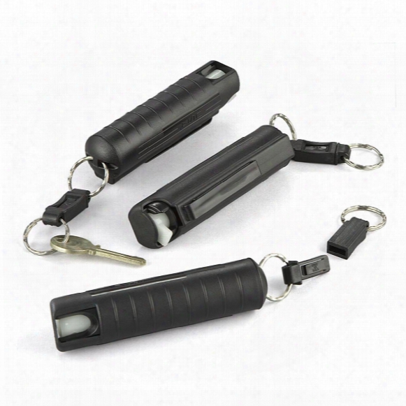 Fox Labs Mean Green Pepper Spray With Quick Key Release Hard Case