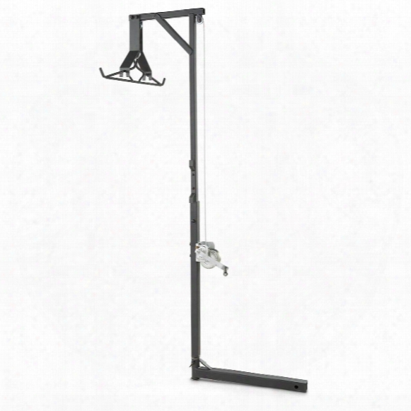 Guide Gear Deluxe Deer Hoist And Gambrel, Swivel Hitch Lift System