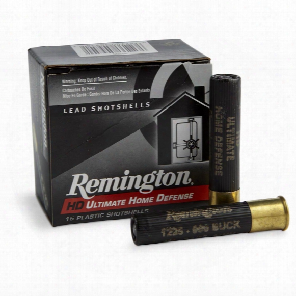 Remington Hd Ultimate Home Defense, .410 Gauge, 2 1/2&amp;quot; Shells, 000 Buck, 4 Pellet, 15 Rounds