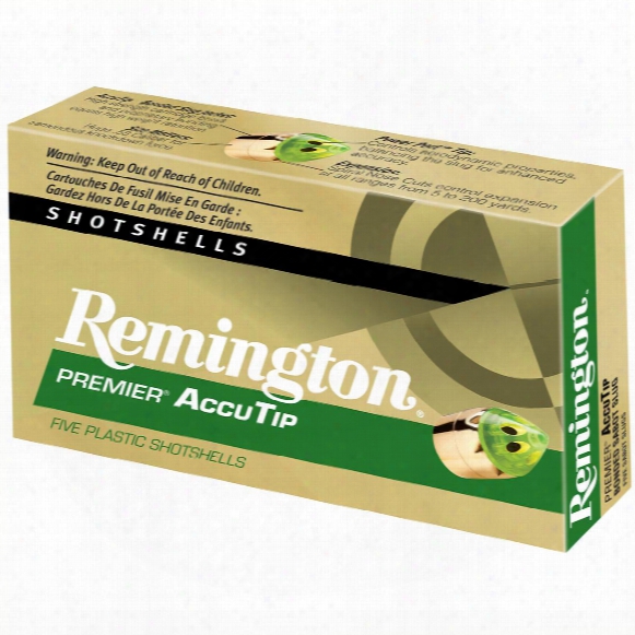 Remington Premier 12 Gauge 2 3/4&amp;quot; Accutip Bonded Sabot Slugs, 5 Rounds