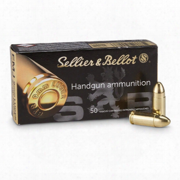 Sellier &amp;amp; Bellot, 9mm Luger, Fmj, 115 Grain, 250 Rounds
