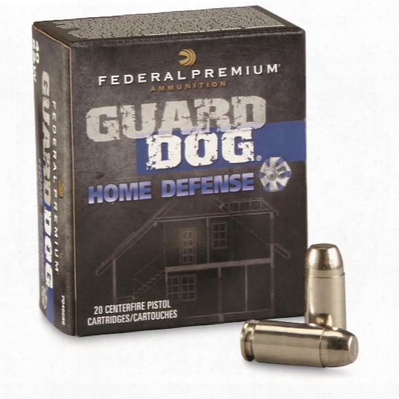Federal Premium Guard Dog, .40 S&amp;amp;w, Fmj, Home Defense, 135 Grain, 20 Rounds