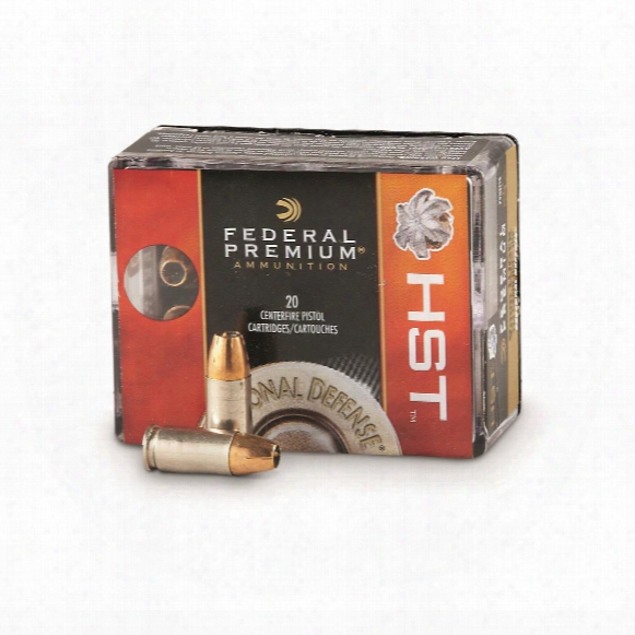 Federal Premium Personal Defense, 9mm, Hst, 124 Grain, 20 Rounds