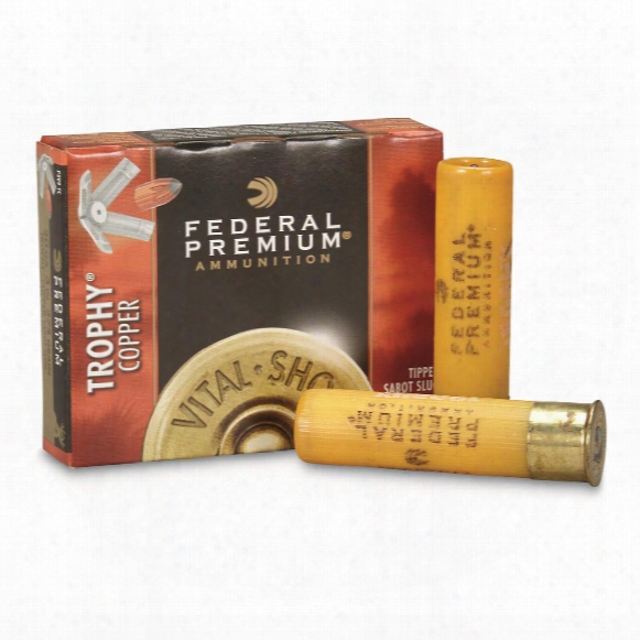 Federal Premium Vital-shok, 20 Gauge, 3&amp;quot; Shotgun Slug, 5 Rounds