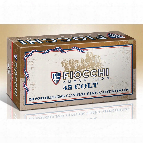Fiocchi .45 Colt 250 Grain Lrnfp Cowboy Loads, 50 Rounds