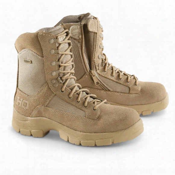 Hq Issue Men&amp;#039;s Waterproof 8&amp;quot; Side Zip Desert Boots