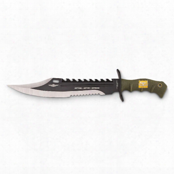 Marine Force Recon Survival Knife With Nylon Sheath, 11.5&amp;quot; Blade