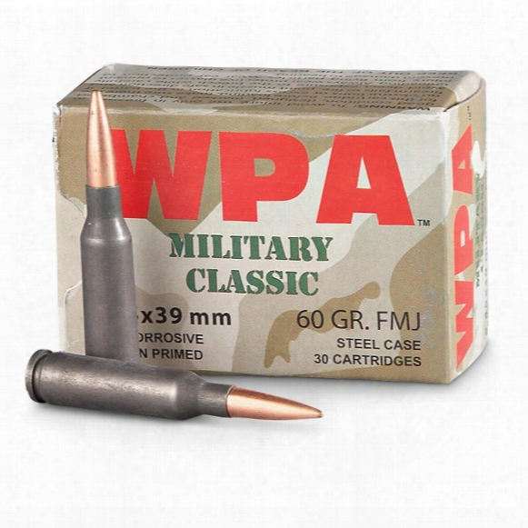 Wolf Military Classic, 5.45x39mm, Fmj, 60 Grain, 750 Rounds