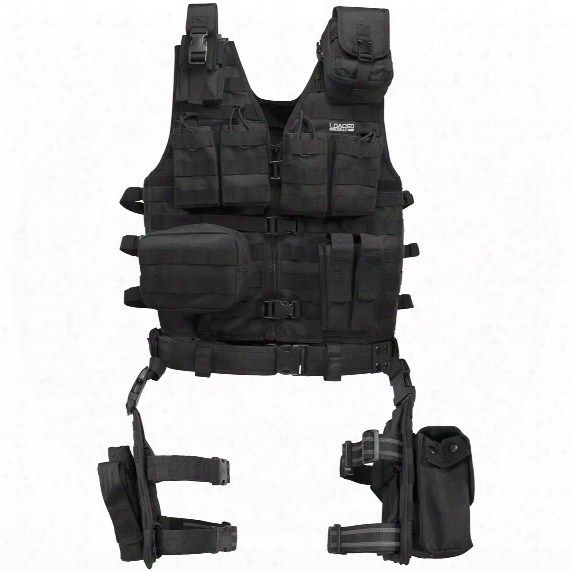 Barska&amp;reg; Loaded Gear&amp;#153; Vx-100 Tactical Vest And Leg Platform