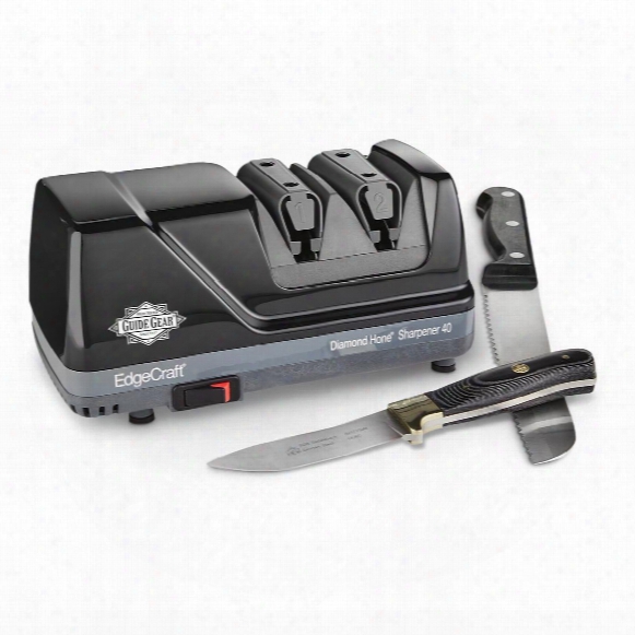 Guide Gear By Edgecraft Electric Diamond Hone Knife Sharpener, Model 40