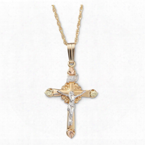 Landstrom&amp;#39;s Black Hills Gold Crucifix Necklace