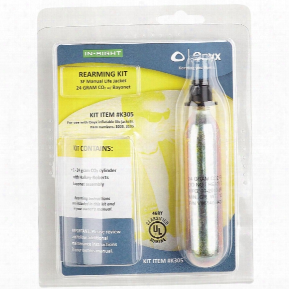 Onyx In-site M-24 Co2 Manual Rearming Kit Inflatable Pfd 3105