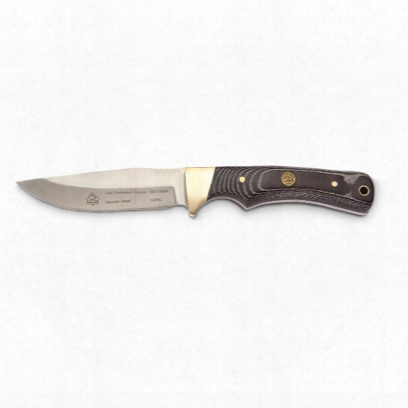 Puma Sgb Deadwood Micarta Fixed-blade Hunting Knife, 3.8&amp;quot; Blade