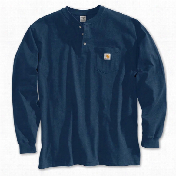 Carhartt Men&amp;#39;s Pocket Long-sleeve Henley Shirt