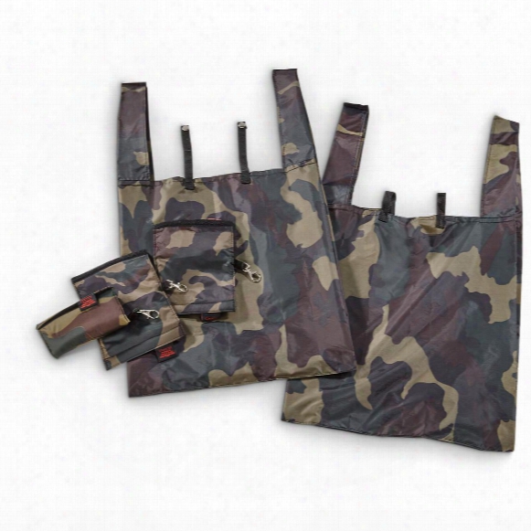 Military Surplus Nylon Folding Carry Bags, 3 Pack, New