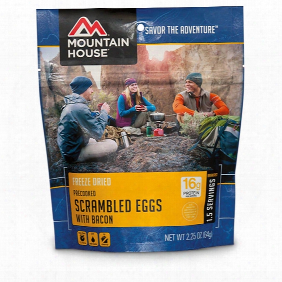 Mountain House Camp Food Freeze-dried Scrambled Eggs/bacon, 3 Pouches