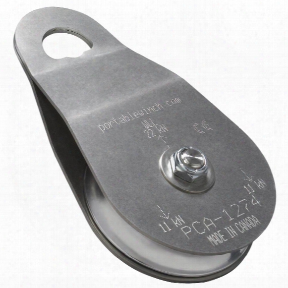 Portable Winch Co. Pca-1274 Stainless Swing Side Snatch Block