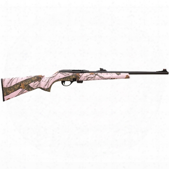 Remington 597, Semi-automatic, .22lr, Rimfire, 20&amp;quot; Barrel, Pink Camo Stock, 10+1 Rounds