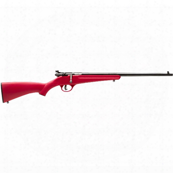 Youth Savage Rascal, Bolt Action, .22lr, Rimfire, 16.125&amp;quot; Barrel, Red Synthetic Stock, 1 Round