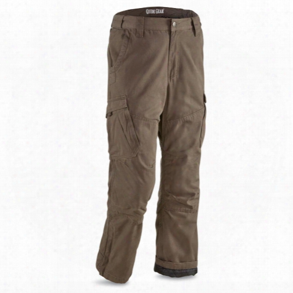Guide Gear Men&amp;#039;s Quilt-lined Canvas Work Pants