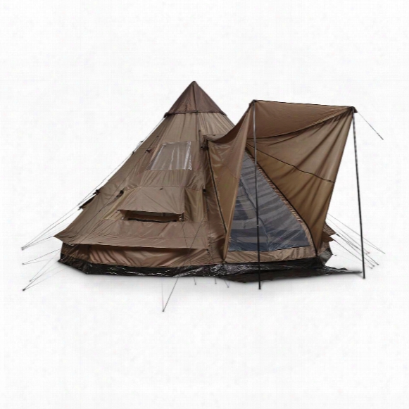 Guide Gear Elite Teepee Tent, 12&amp;#039; X 12&amp;#039;