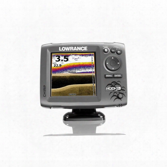 Lowrance Hook-5x Sonar Fish Finder With Downscan Transducer