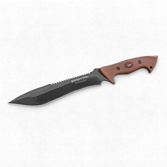 Outdoor Edge Saberback Bowie Knife, 10.25&amp;quot; Blade